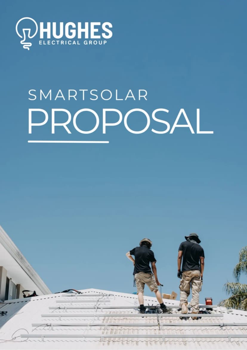 Solar proposal page 1